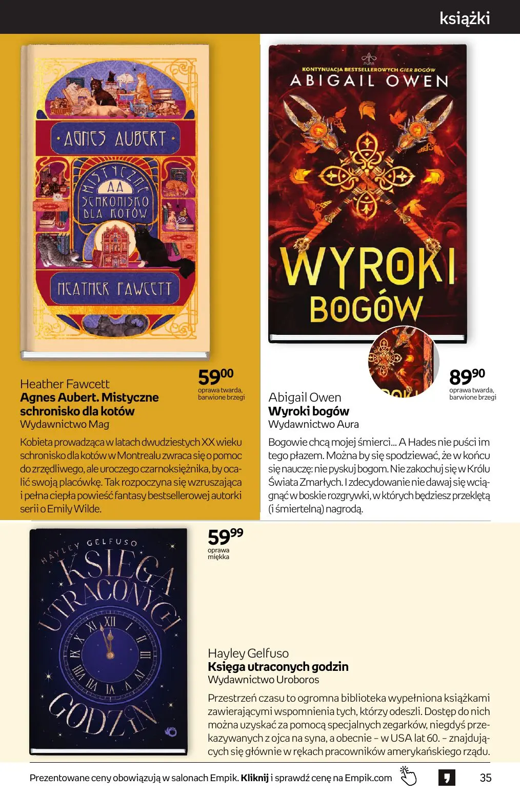 gazetka promocyjna Empik Tom kultury - Strona 35