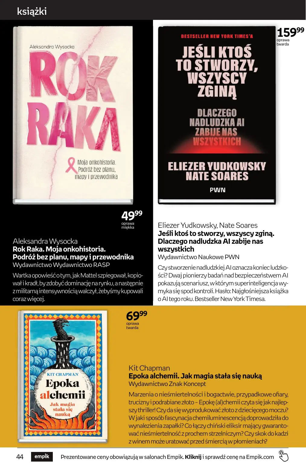 gazetka promocyjna Empik Tom kultury - Strona 44