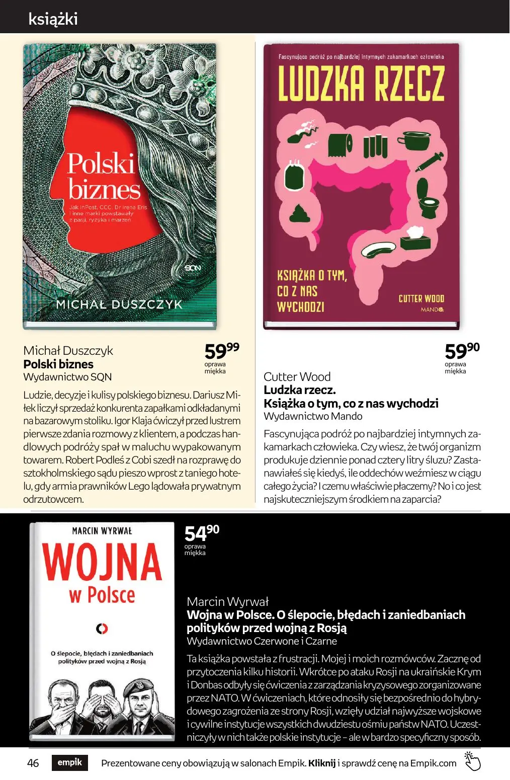 gazetka promocyjna Empik Tom kultury - Strona 46
