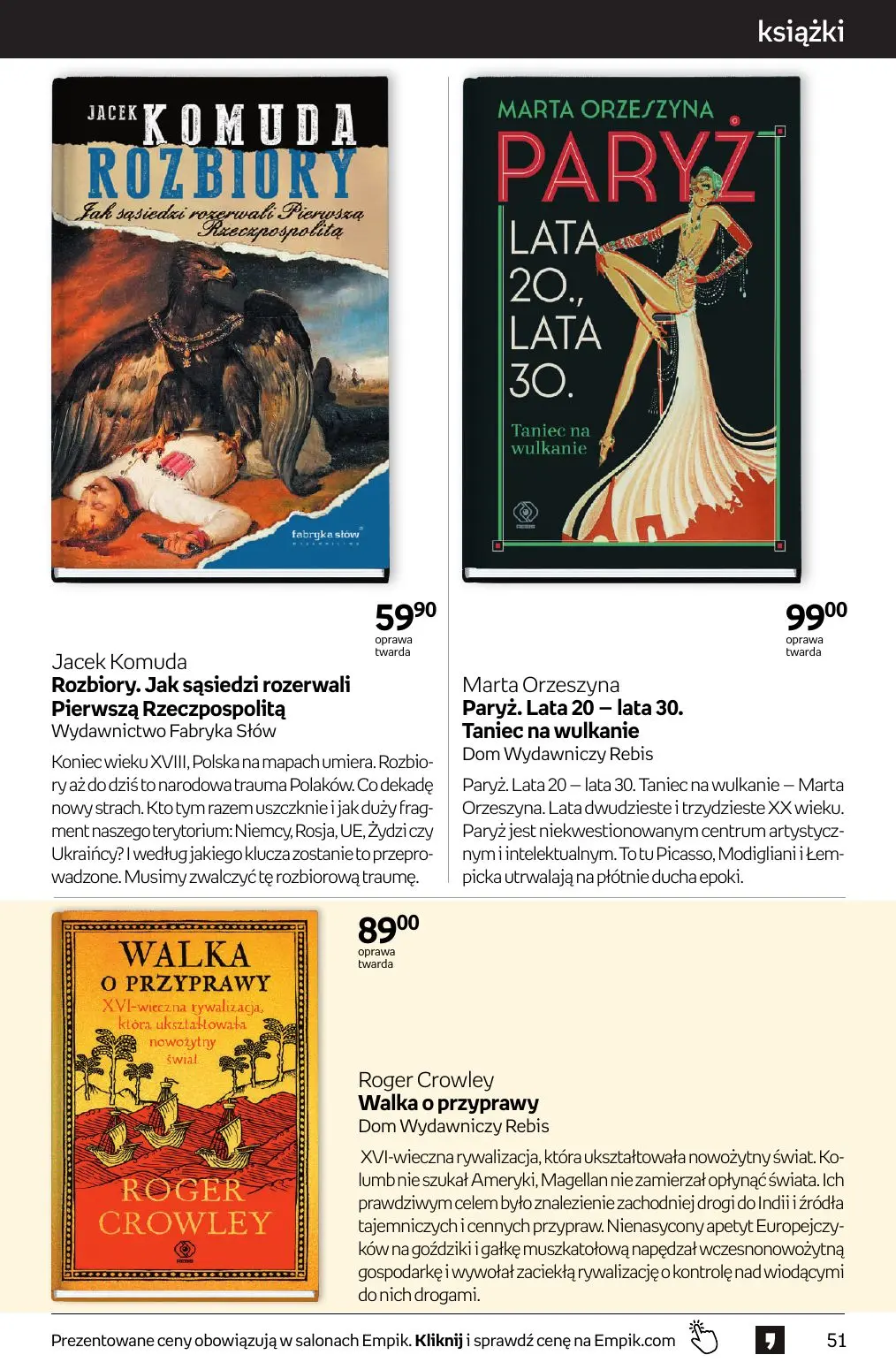 gazetka promocyjna Empik Tom kultury - Strona 51