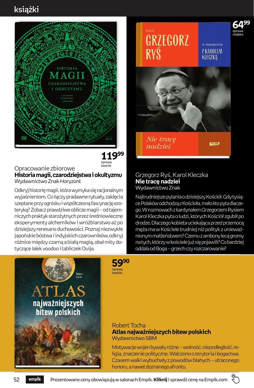 gazetka promocyjna Empik Tom kultury - Strona 52