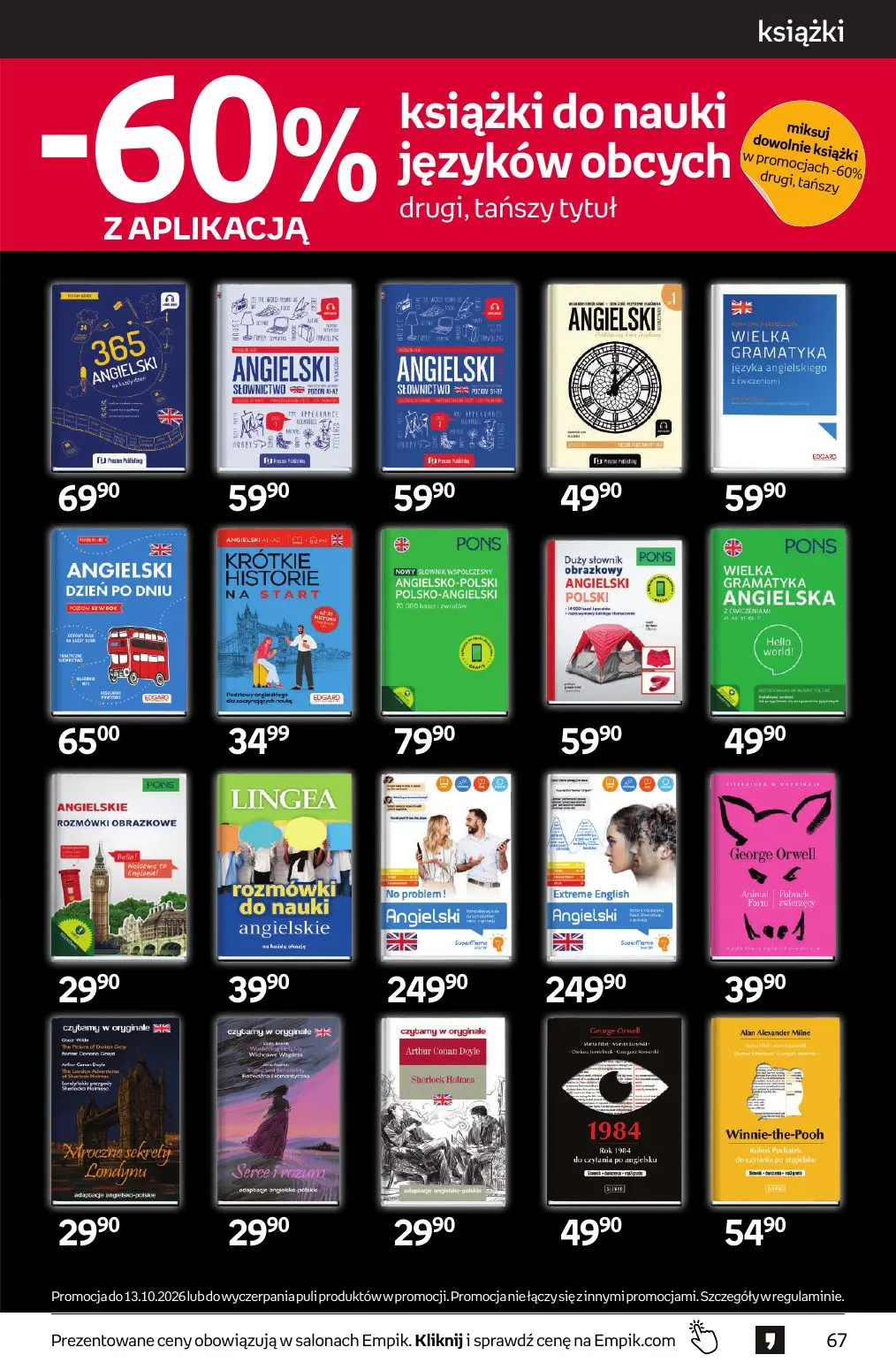 gazetka promocyjna Empik Tom kultury - Strona 67