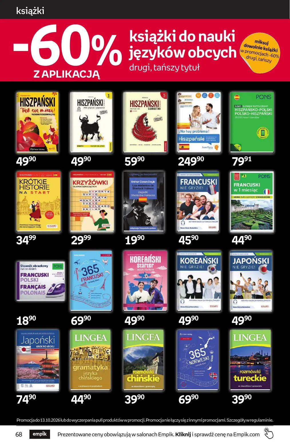 gazetka promocyjna Empik Tom kultury - Strona 68