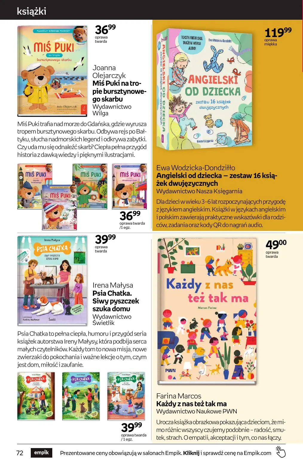gazetka promocyjna Empik Tom kultury - Strona 72