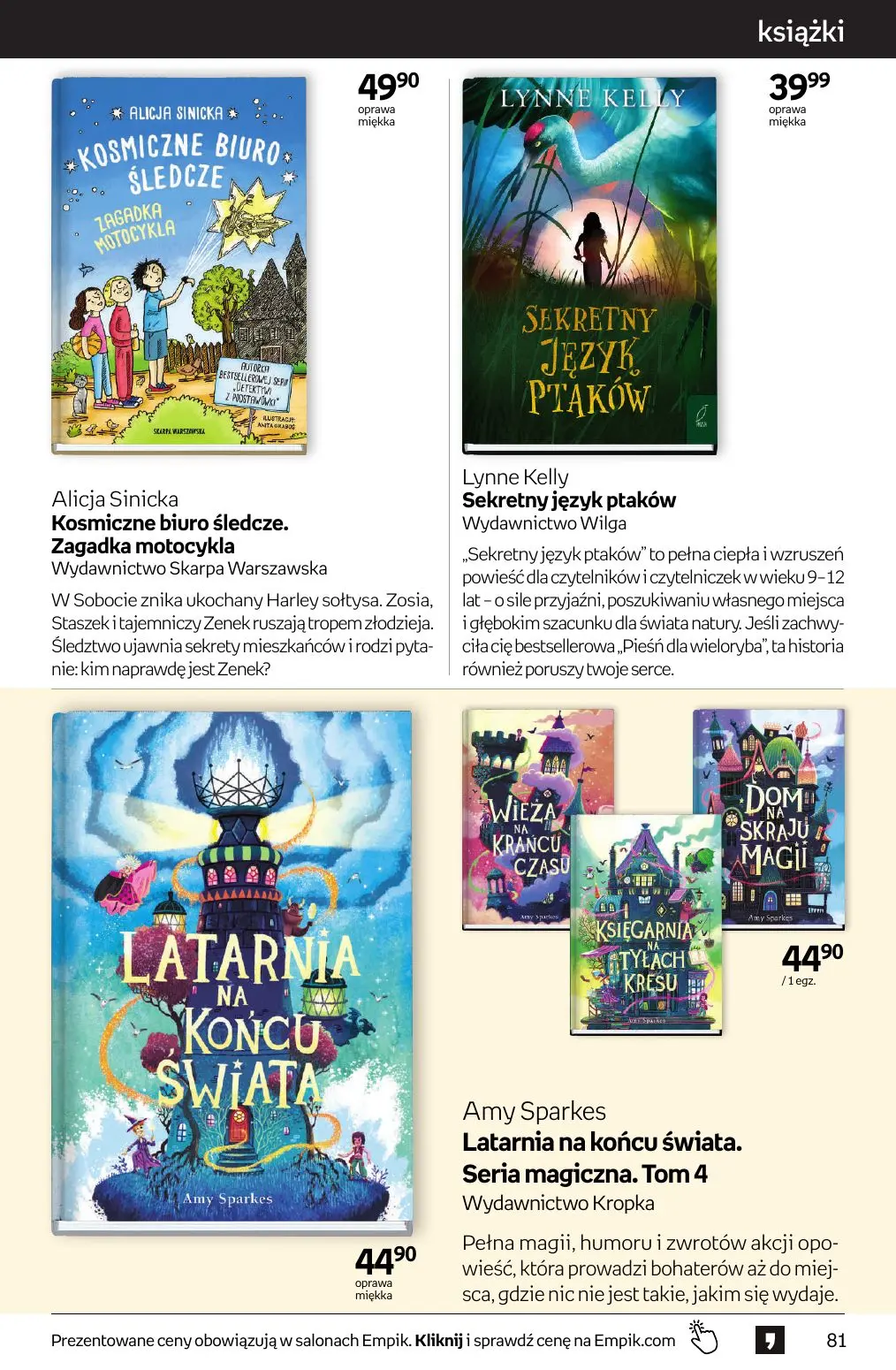 gazetka promocyjna Empik Tom kultury - Strona 81