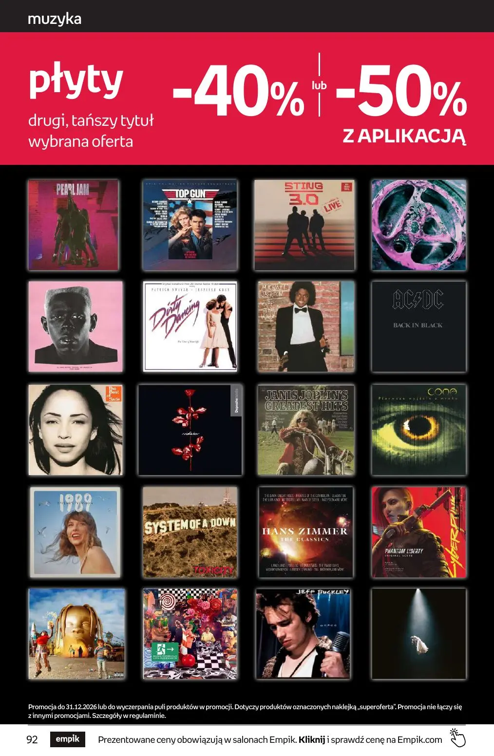 gazetka promocyjna Empik Tom kultury - Strona 92