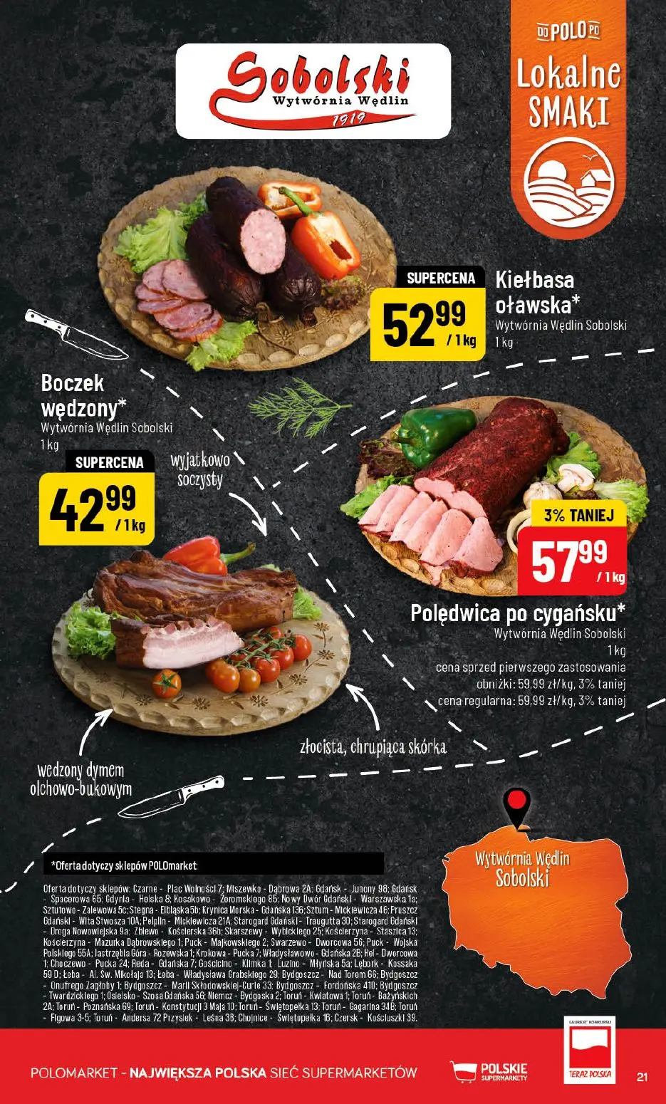 gazetka promocyjna POLOmarket Pomorskie, kujawsko-pomorskie - Strona 21