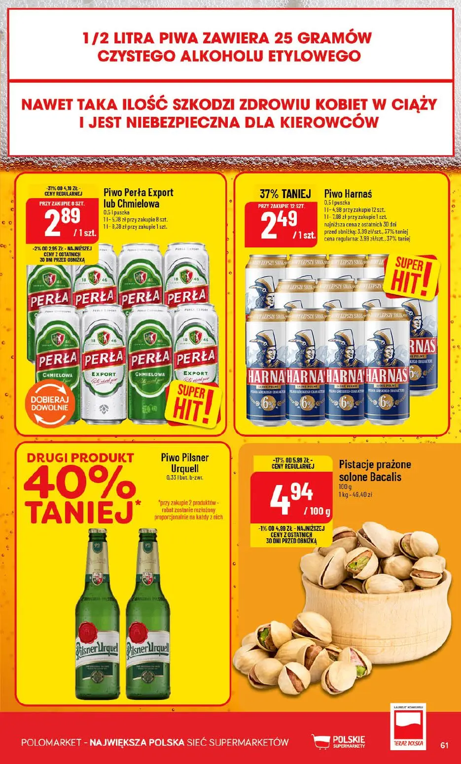 gazetka promocyjna POLOmarket Pomorskie, kujawsko-pomorskie - Strona 61