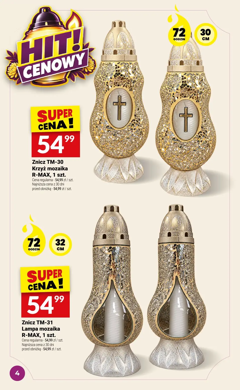 gazetka promocyjna Twój Market Katalog zniczy 🕯️ - Strona 4