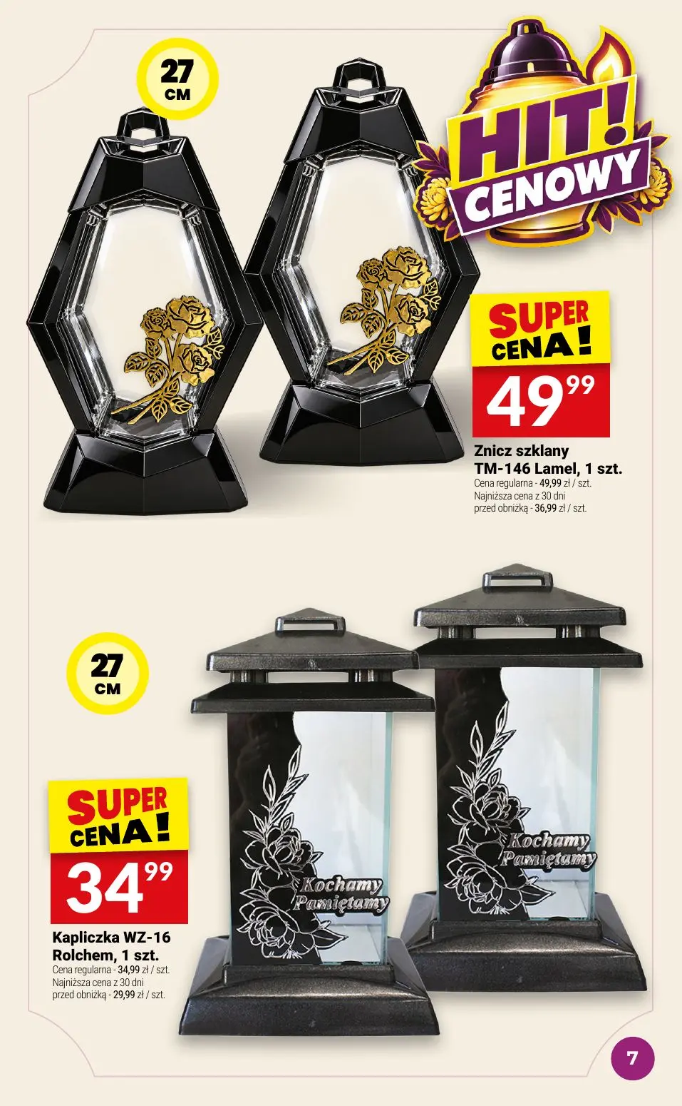 gazetka promocyjna Twój Market Katalog zniczy 🕯️ - Strona 7