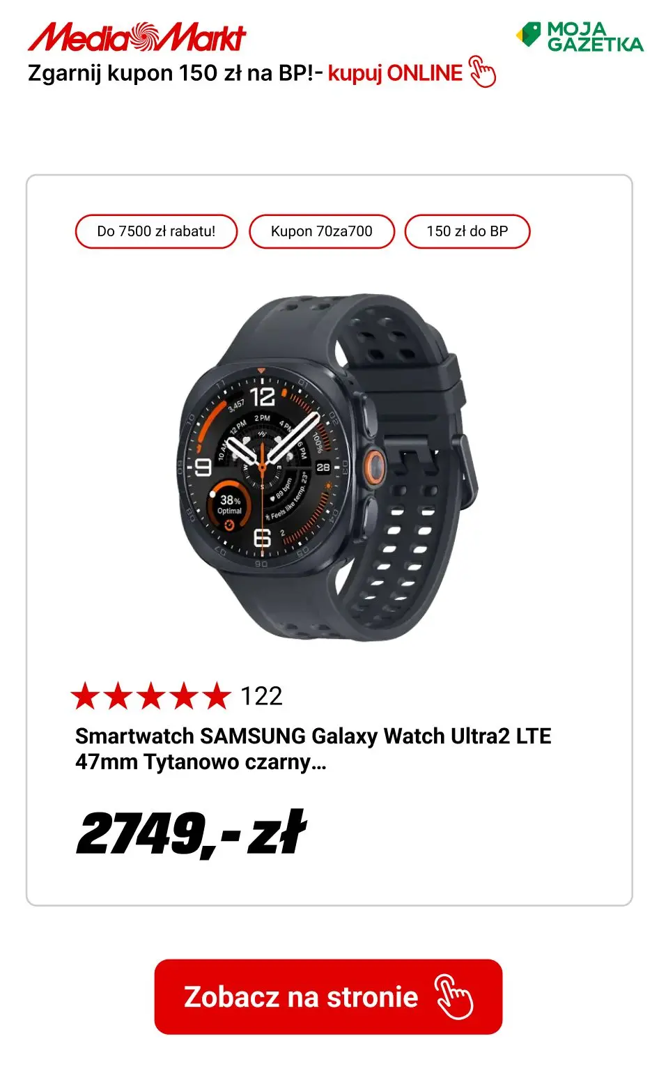 gazetka promocyjna Media Markt Zgarnij kupon 150 zł na BP za każde 1000 zł wydane w myMediaMarkt - Strona 5
