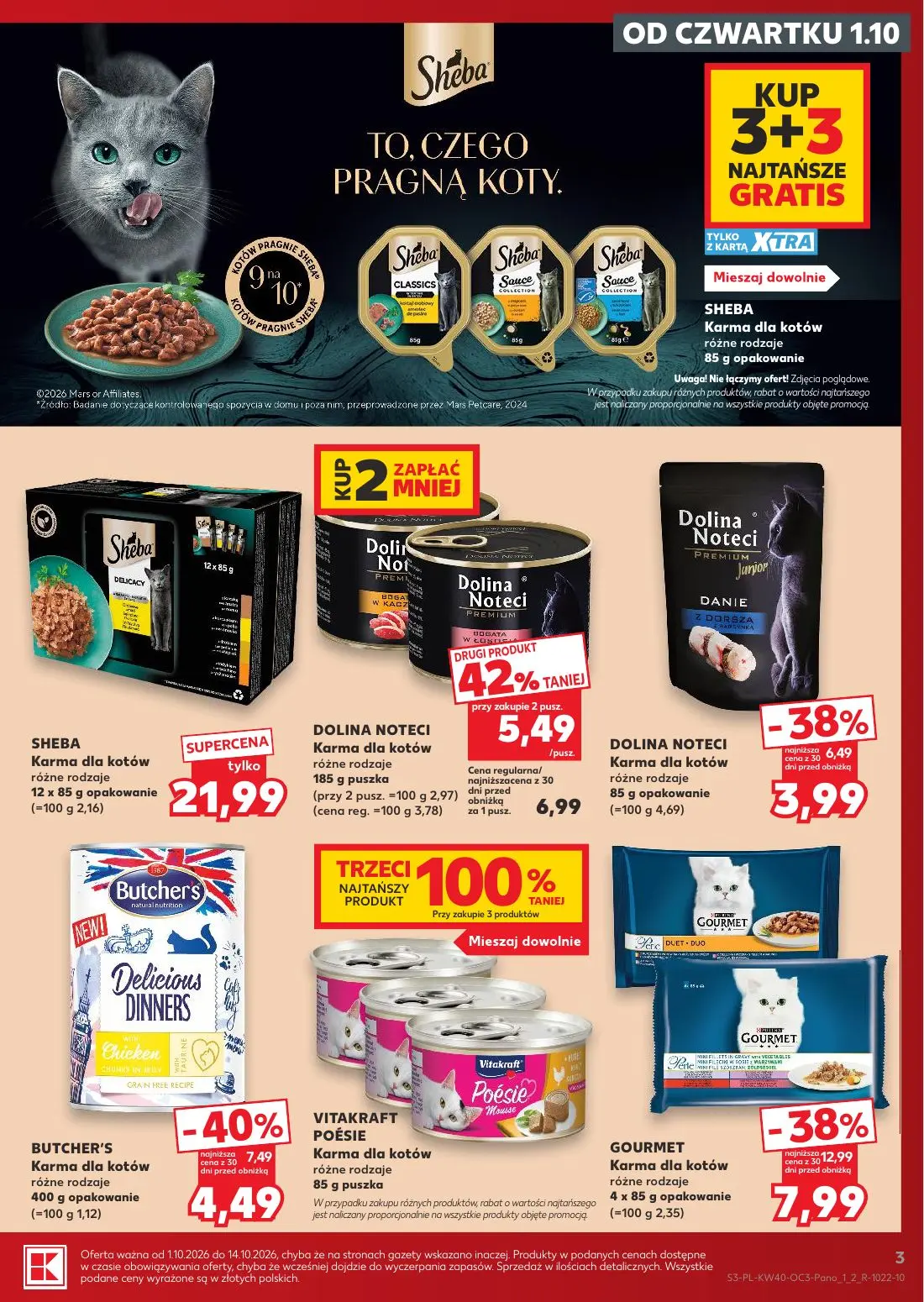 gazetka promocyjna Kaufland Okazje że Hau i Miau! - Strona 3