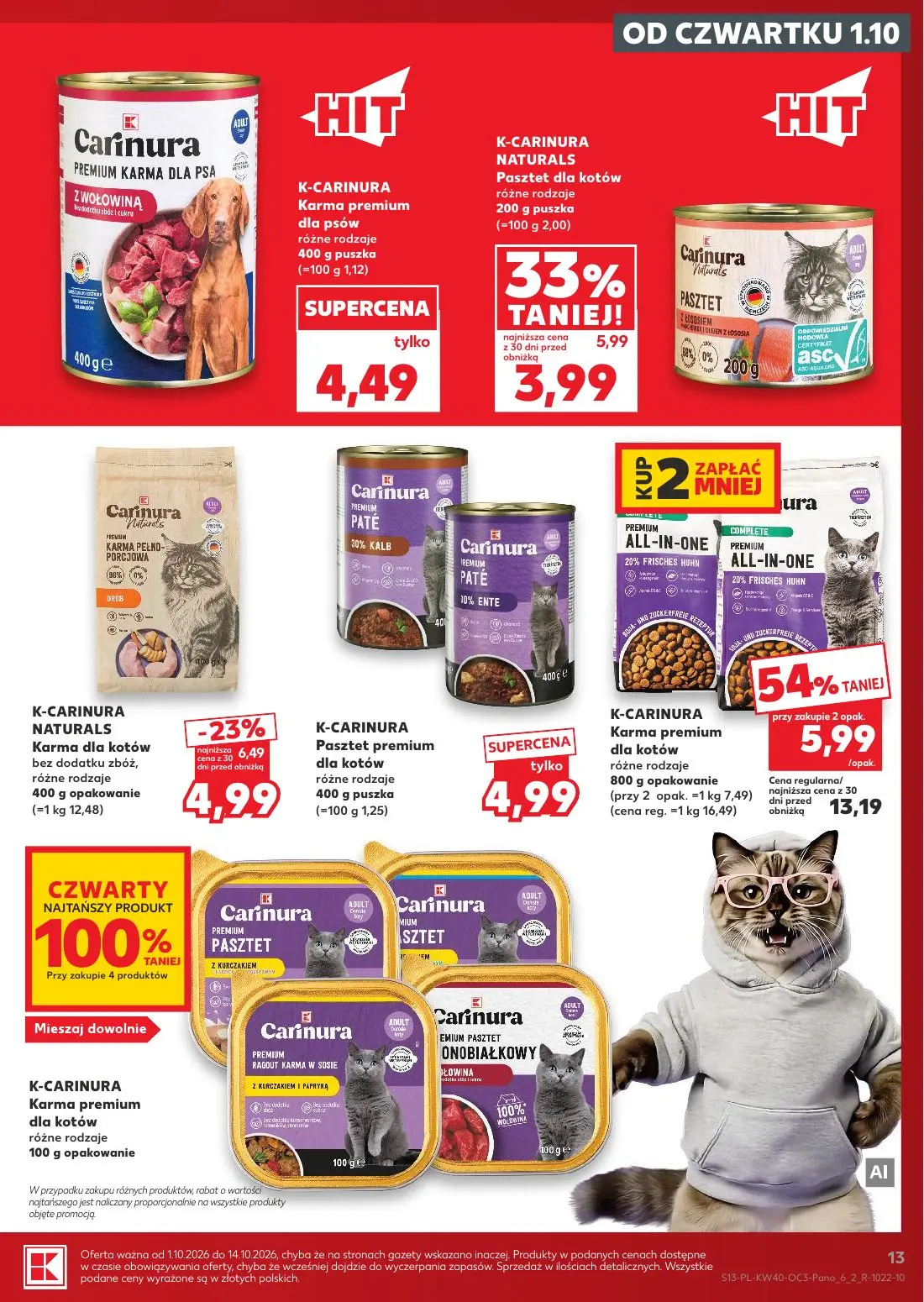 gazetka promocyjna Kaufland Okazje że Hau i Miau! - Strona 13