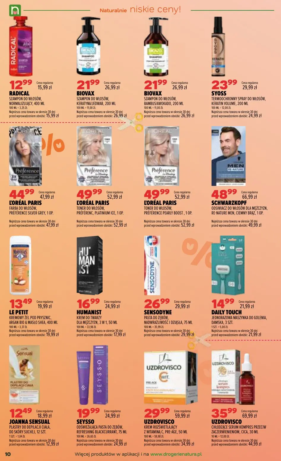 gazetka promocyjna Natura Celebruj z nami - Strona 10