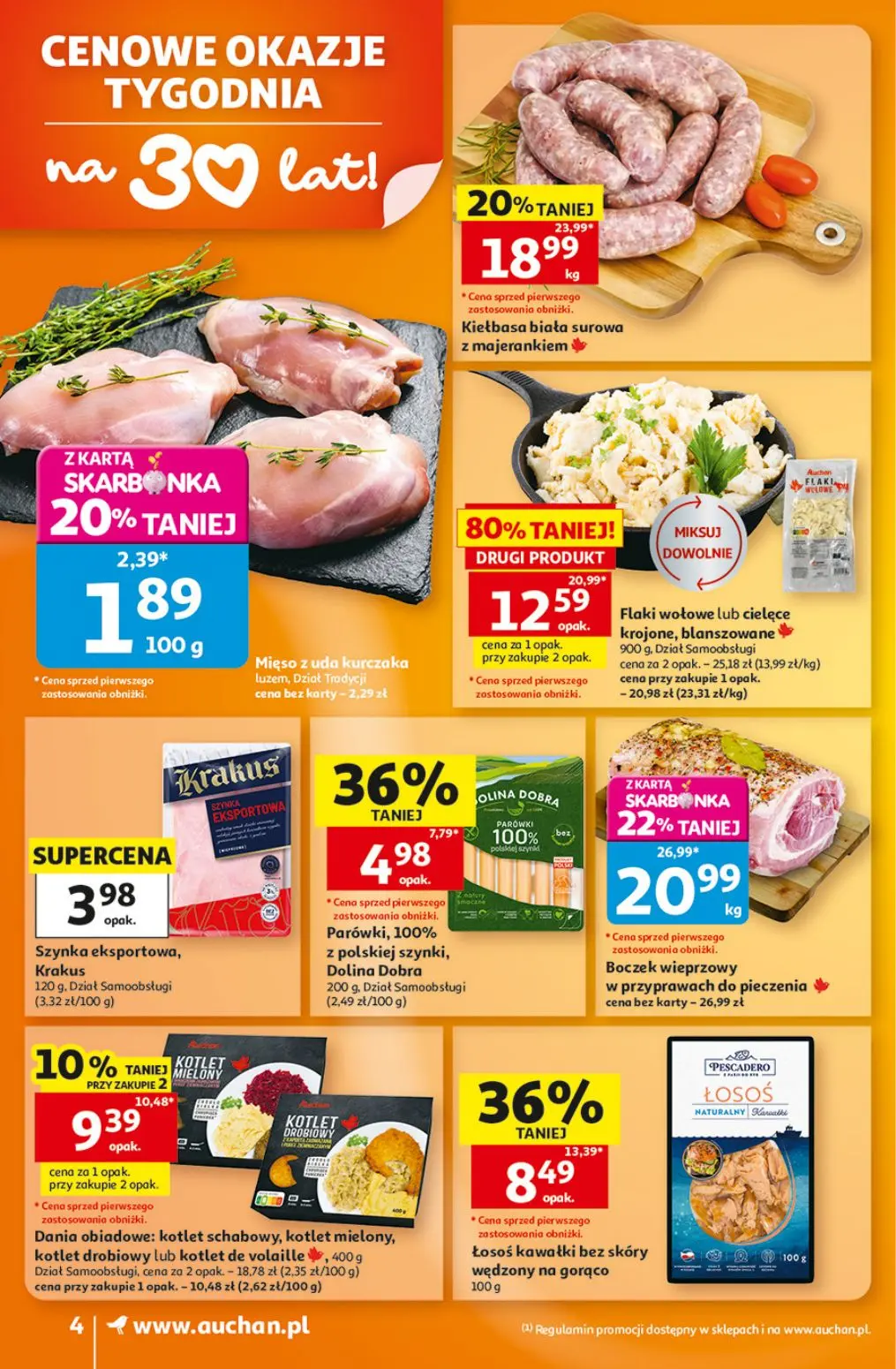 gazetka promocyjna Auchan Supermarket Orły oszczędzania - Strona 4