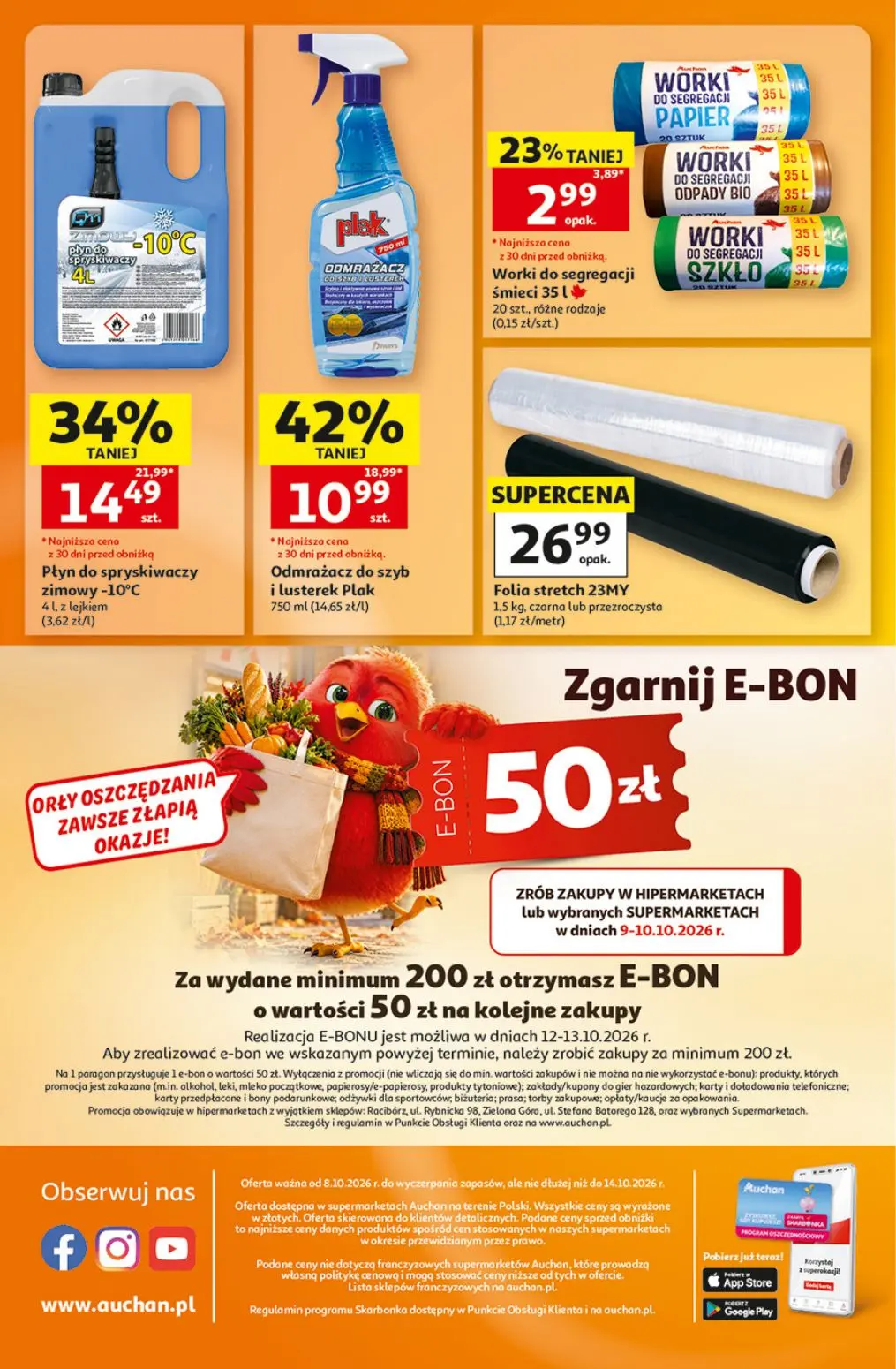 gazetka promocyjna Auchan Supermarket Orły oszczędzania - Strona 8