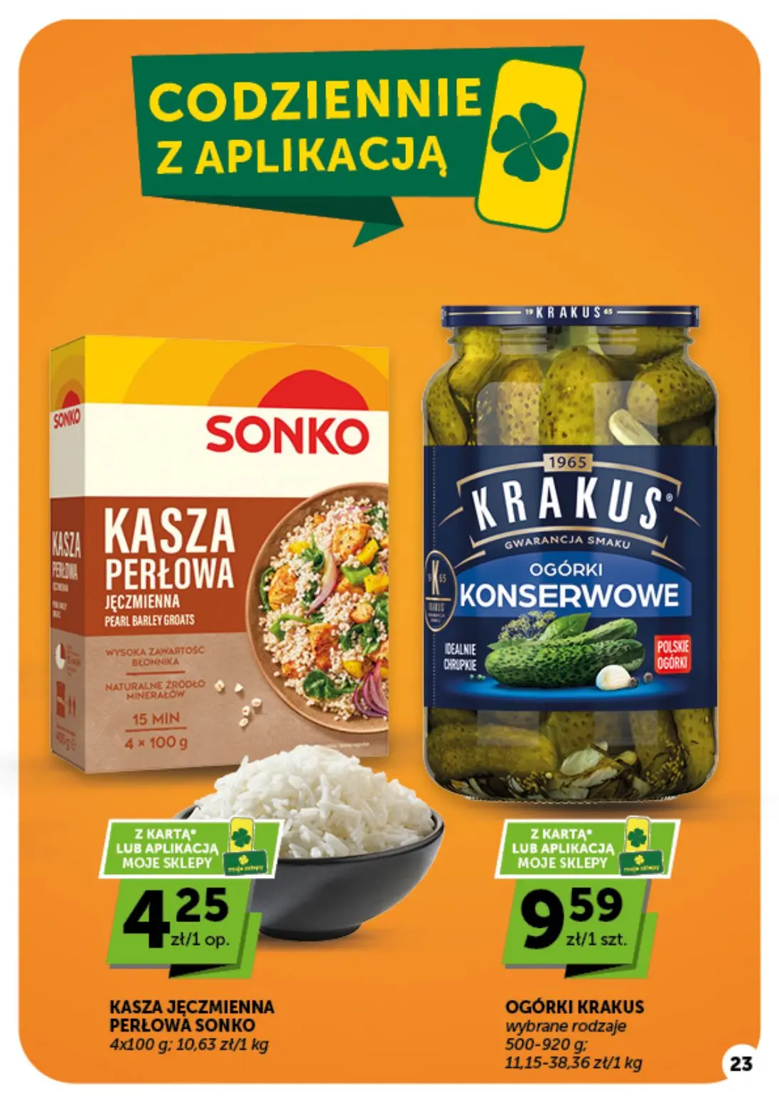 gazetka promocyjna groszek Supermarket - Strona 23