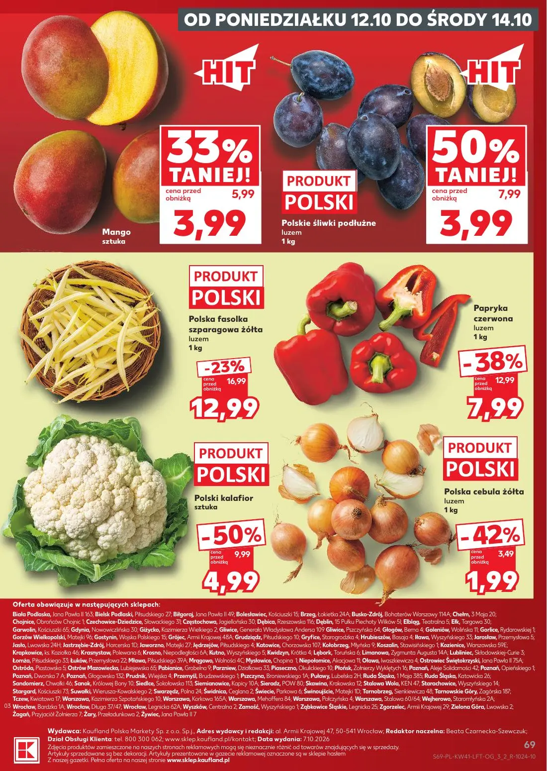 gazetka promocyjna Kaufland Jest fresz - Strona 69