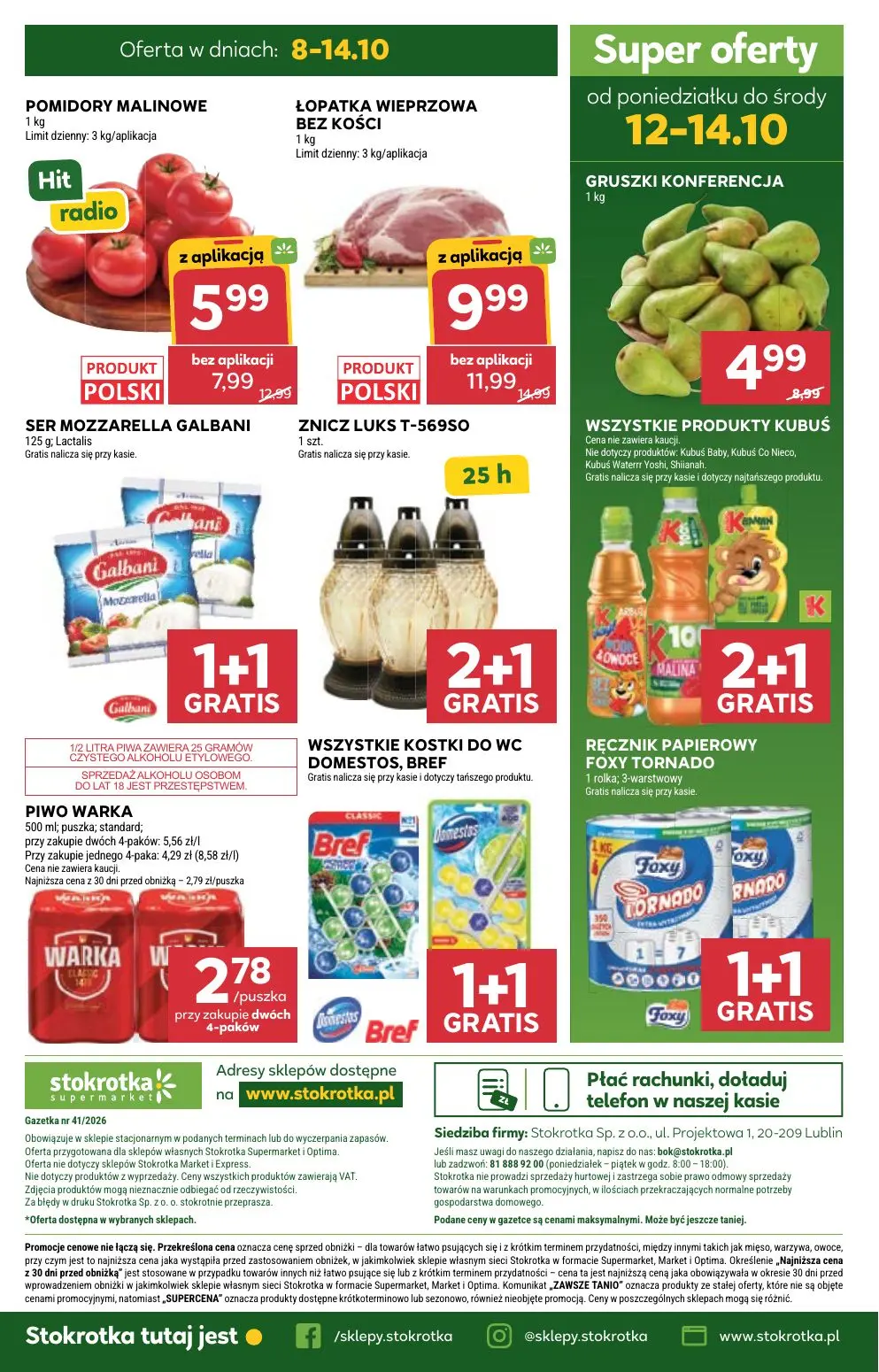 gazetka promocyjna Stokrotka Supermarket Od czwartku - Strona 52