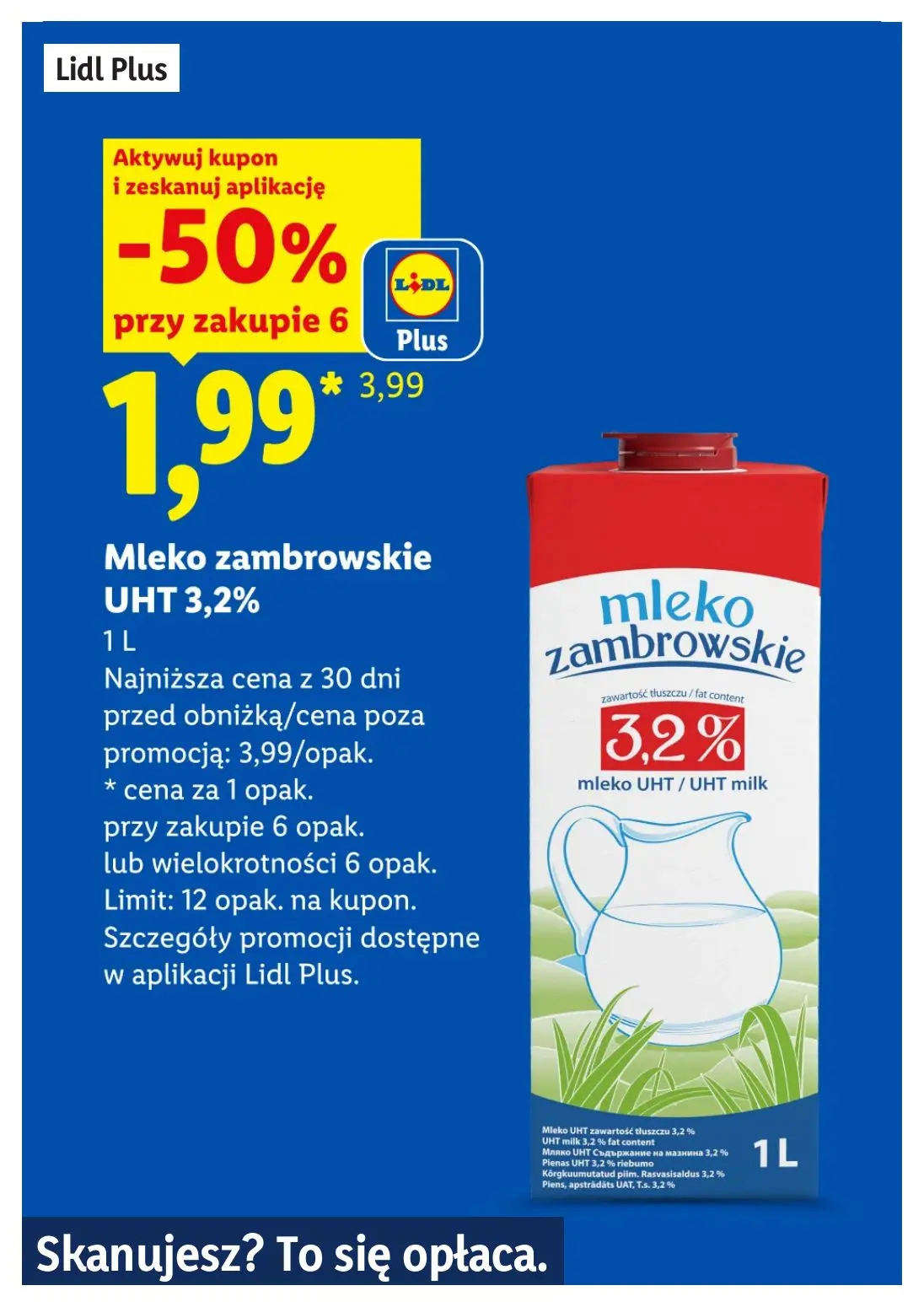 gazetka promocyjna LIDL Lidl plus. Skanujesz - To się opłaca - Strona 6