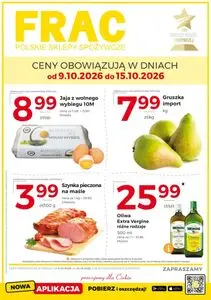 Gazetka promocyjna FRAC, ważna od 2026-10-09 do 2026-10-15.