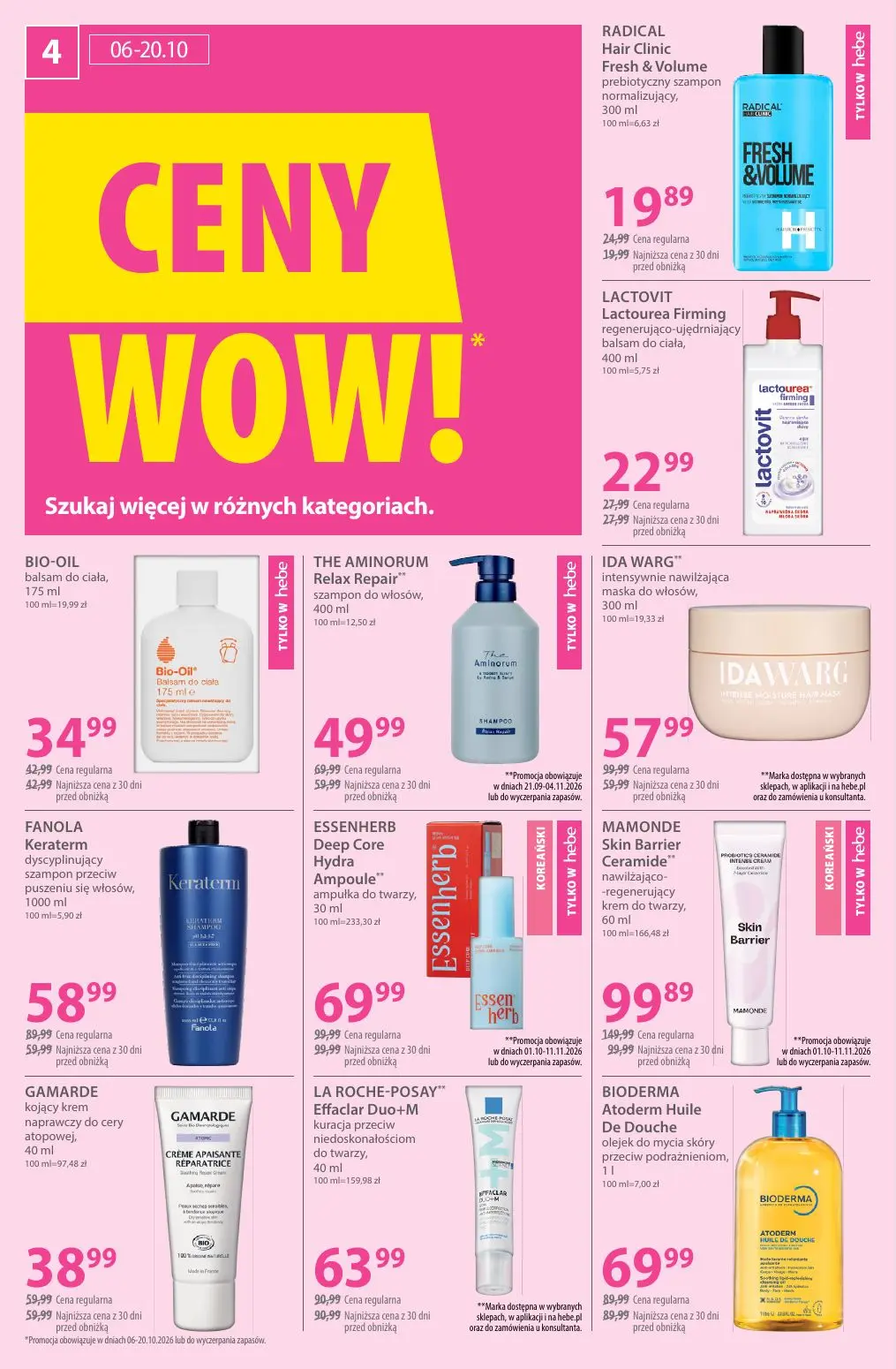 gazetka promocyjna hebe Ceny WOW! - Strona 4