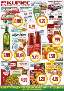 Gazetka promocyjna KUPIEC, ważna od 2026-10-05 do 2026-10-17.