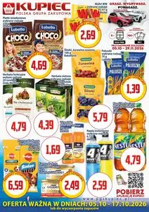 Gazetka promocyjna KUPIEC, ważna od 2026-10-05 do 2026-10-17.
