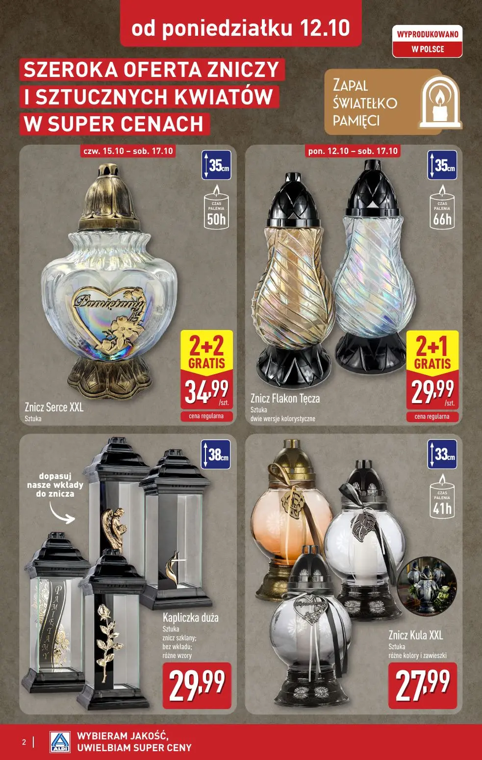 gazetka promocyjna ALDI Znicze 🕯️ - Strona 2