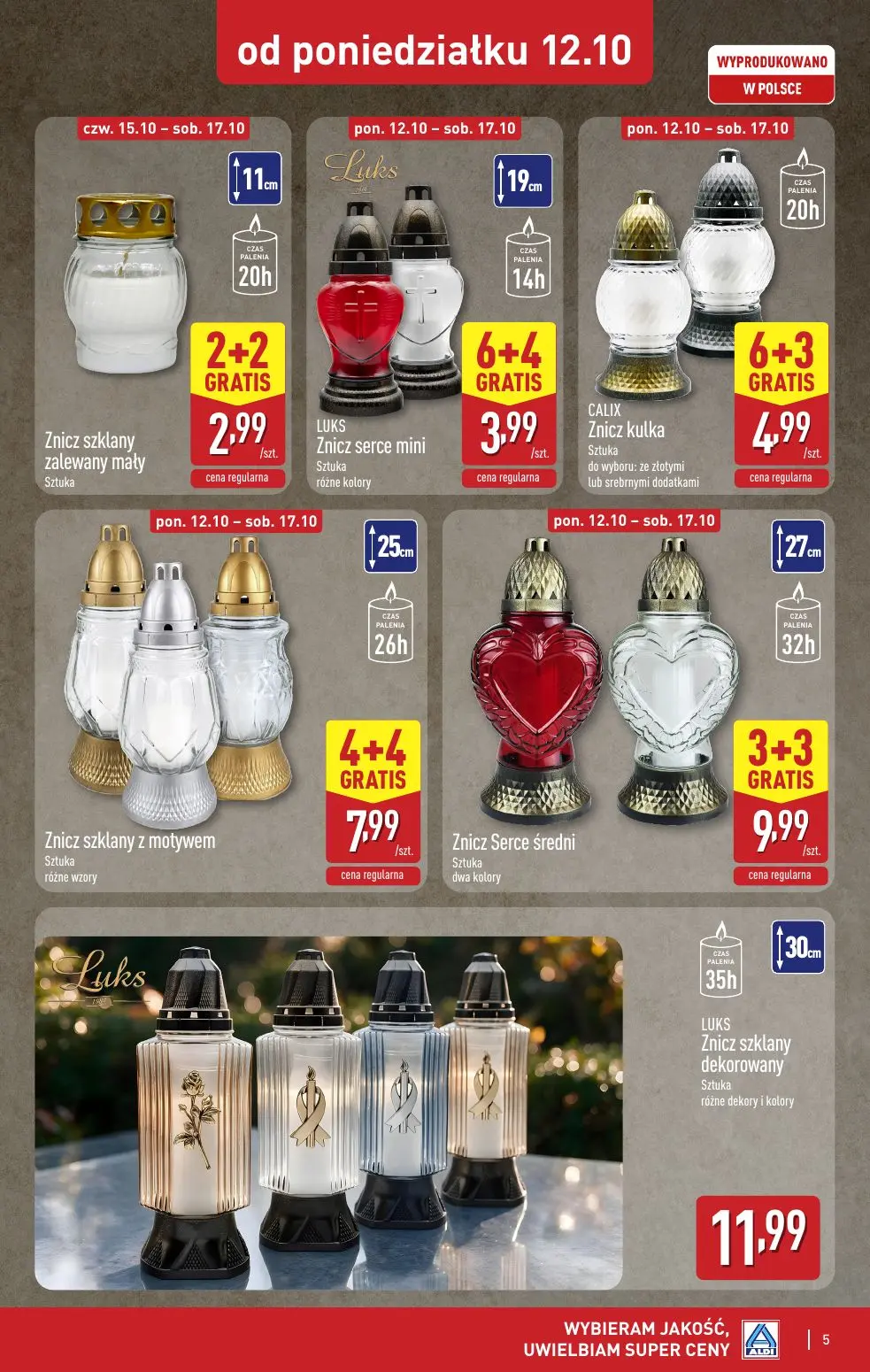 gazetka promocyjna ALDI Znicze 🕯️ - Strona 5