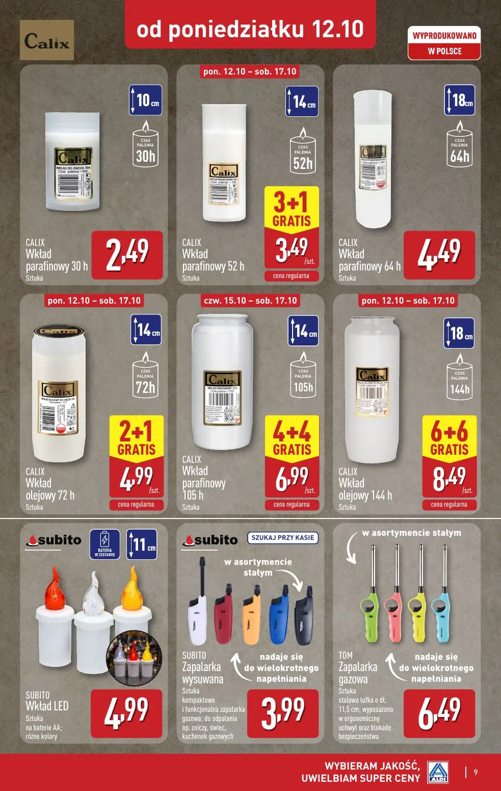 gazetka promocyjna ALDI Znicze 🕯️ - Strona 9