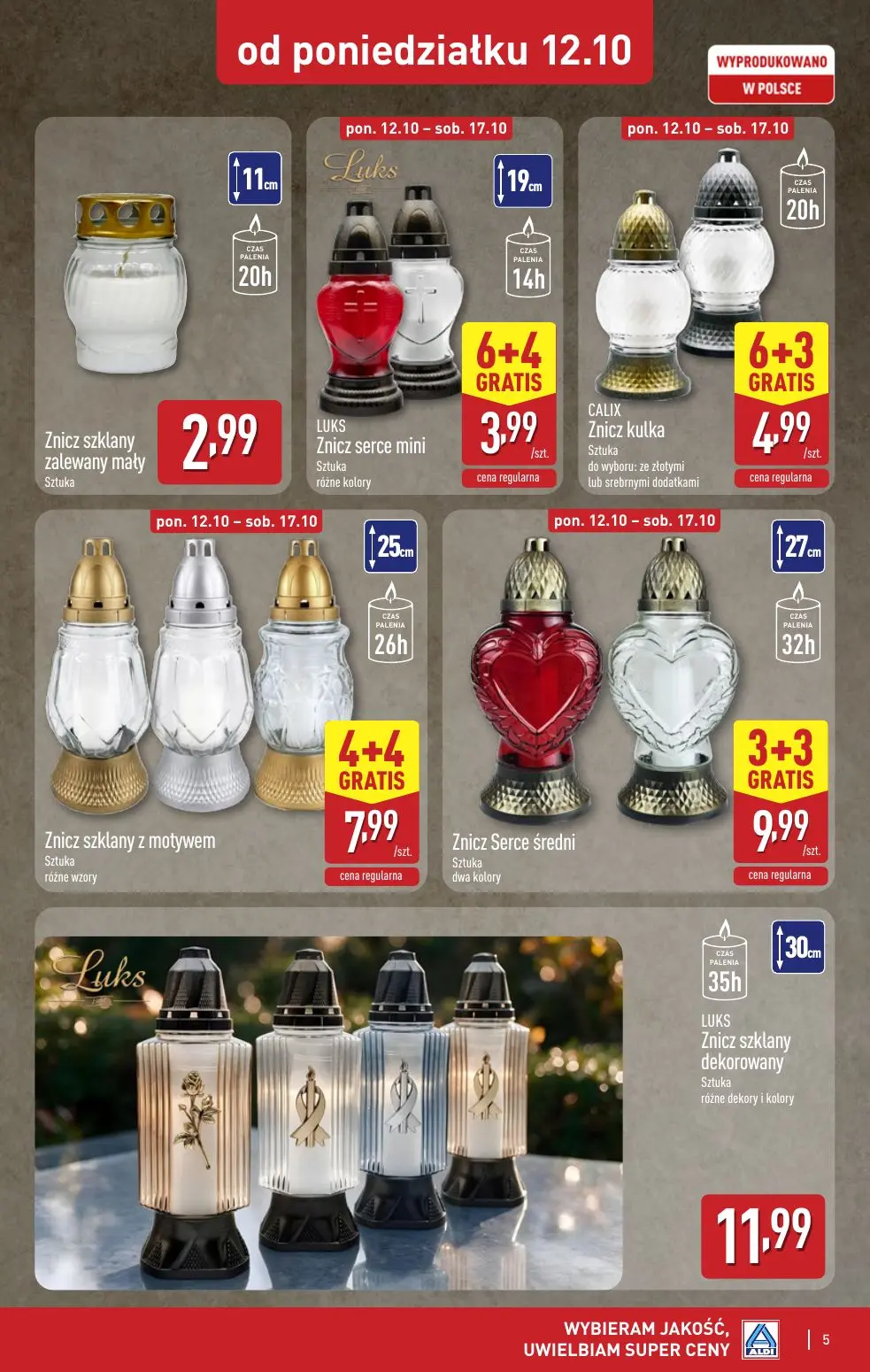 gazetka promocyjna ALDI Znicze 🕯️ - Strona 5