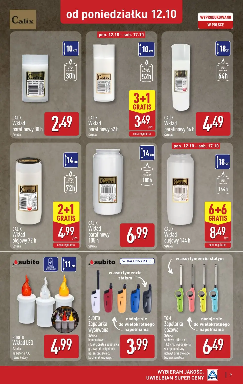 gazetka promocyjna ALDI Znicze 🕯️ - Strona 9