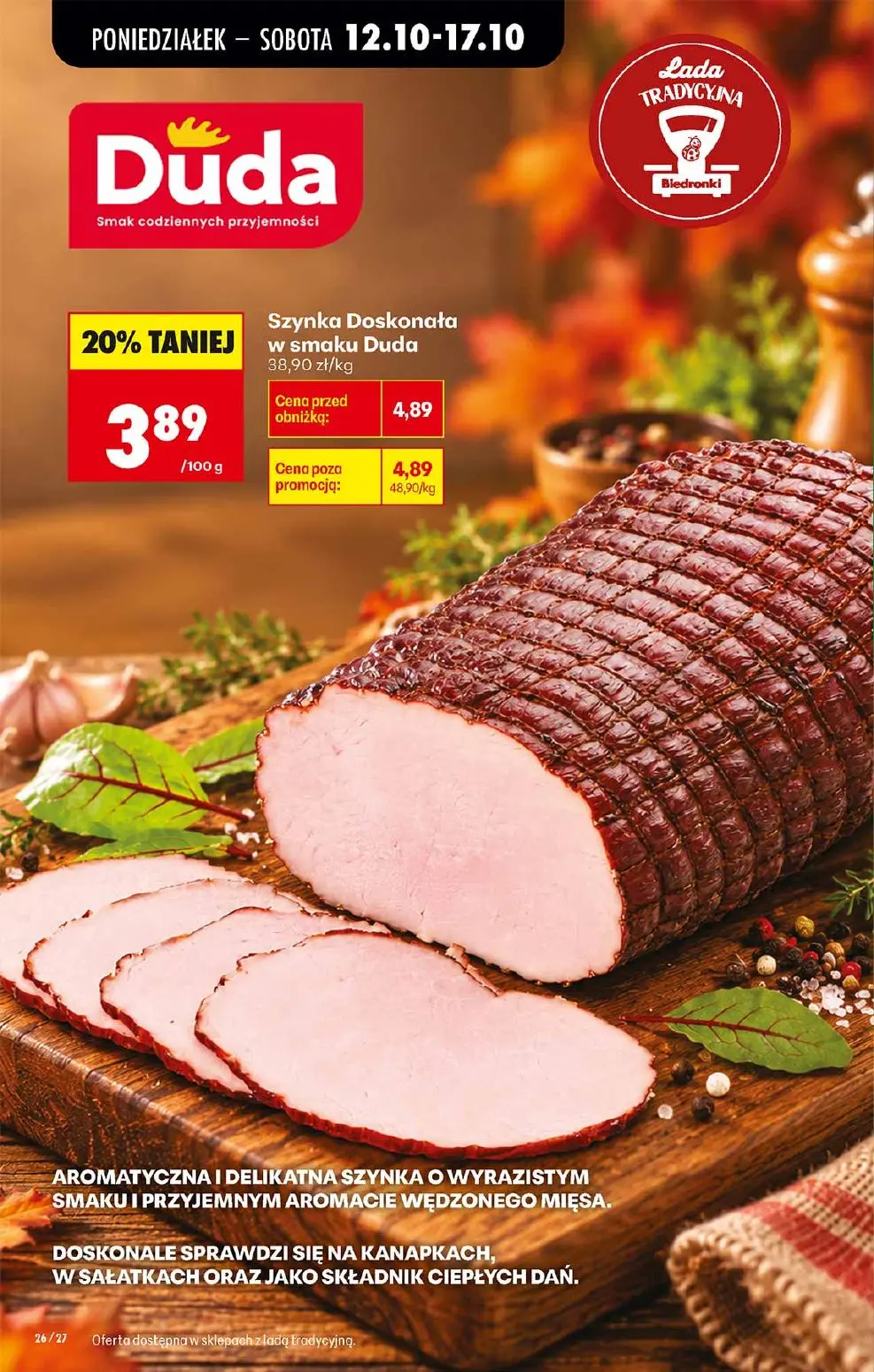 gazetka promocyjna Biedronka Lada tradycyjna. Od poniedziałku - Strona 26
