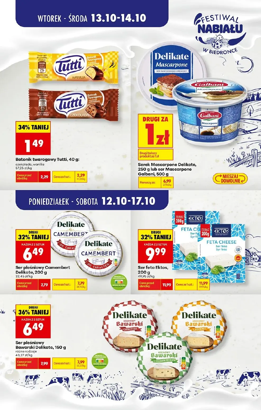 gazetka promocyjna Biedronka Festiwal Nabiału - Strona 2