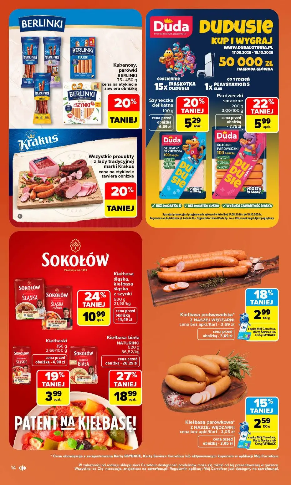 gazetka promocyjna Carrefour Market 1 + 1 za grosz - Strona 14