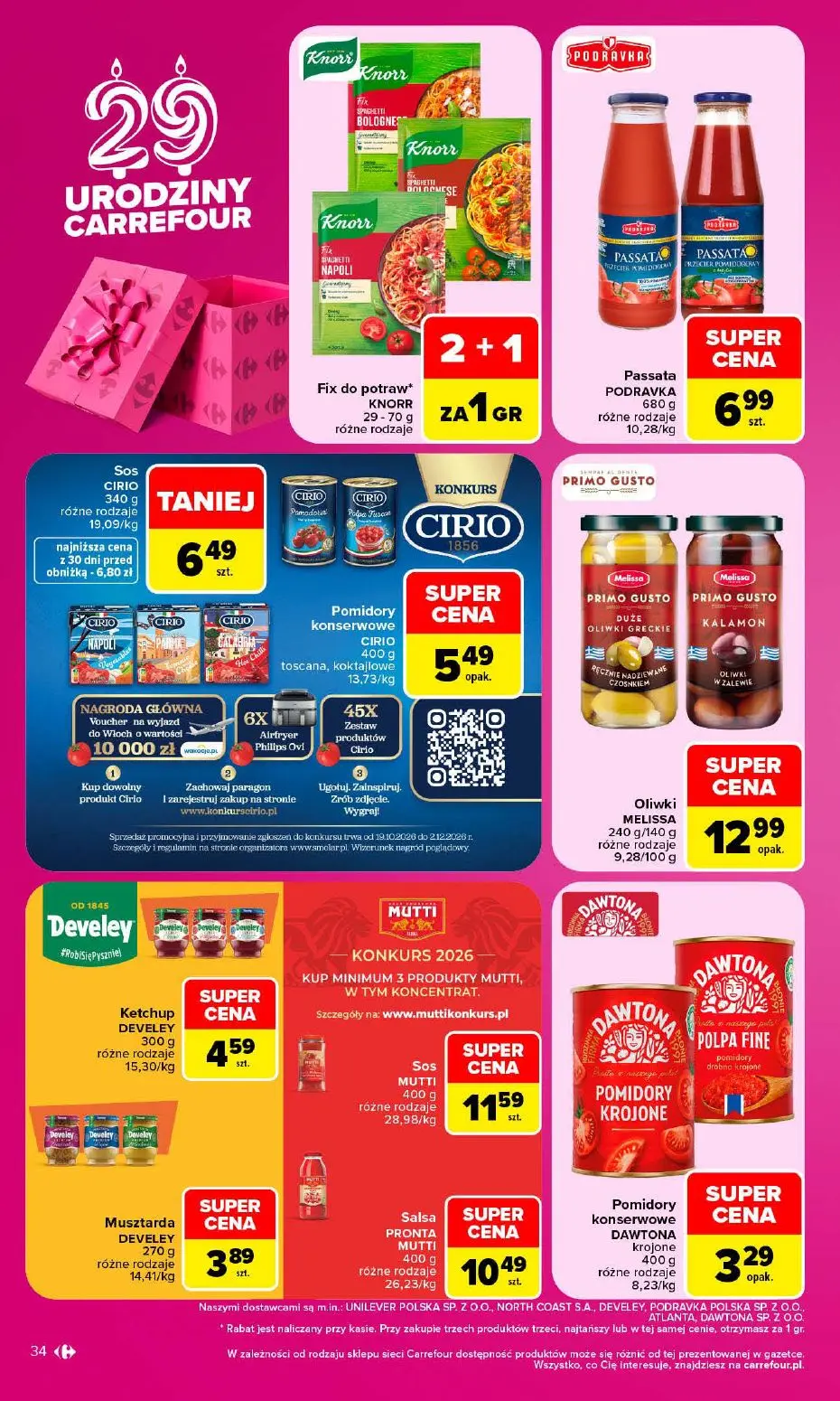 gazetka promocyjna Carrefour Market 1 + 1 za grosz - Strona 34