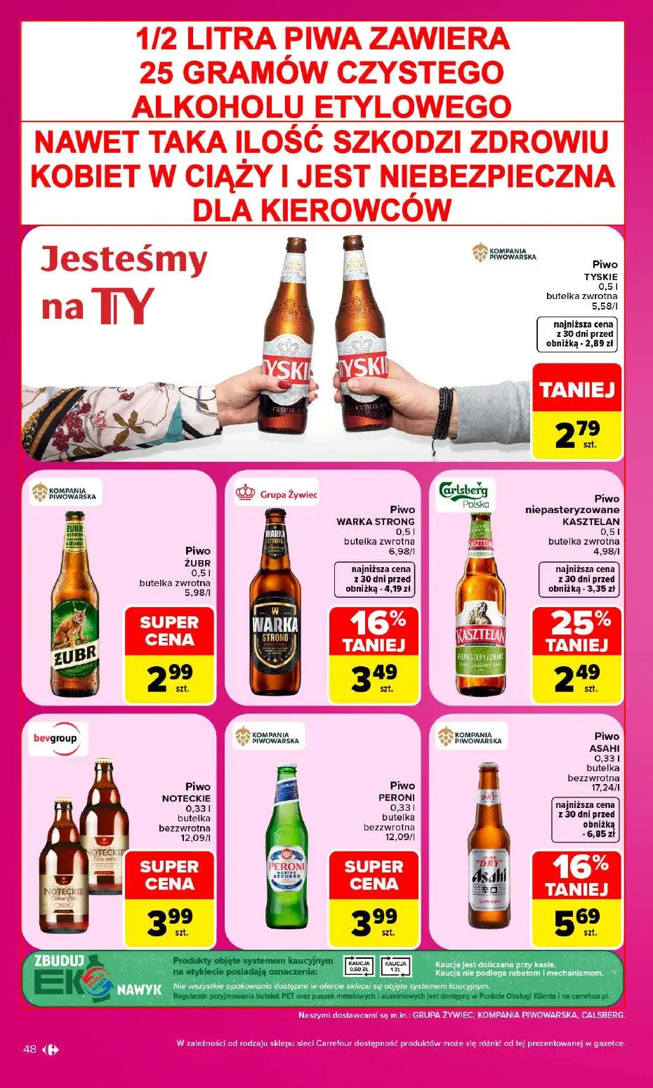 gazetka promocyjna Carrefour Market 1 + 1 za grosz - Strona 48