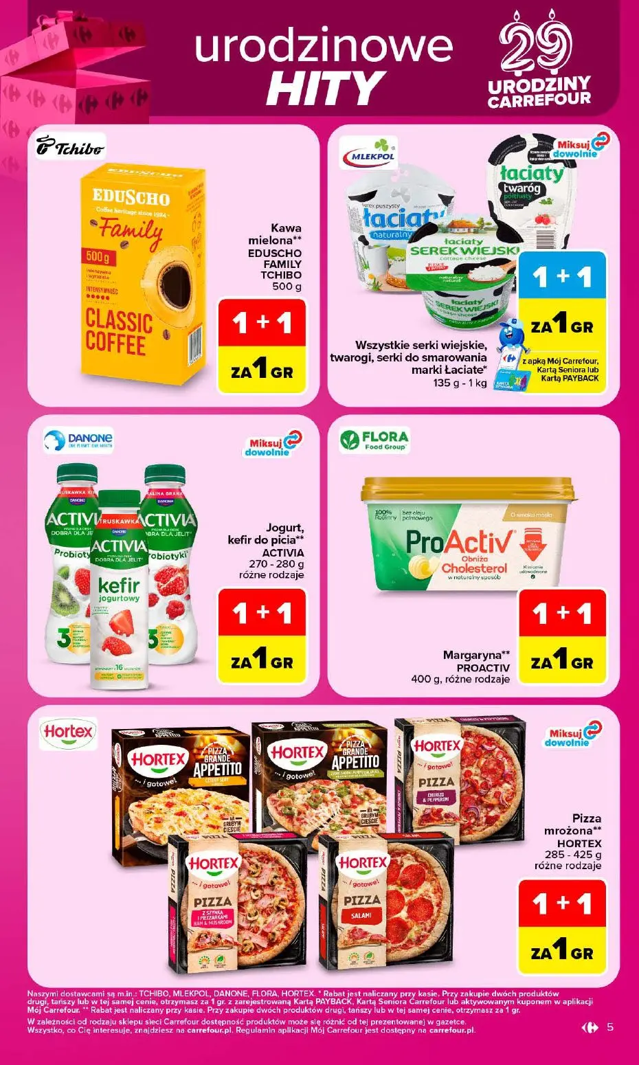 gazetka promocyjna Carrefour 1 + 1 za grosz - Strona 5