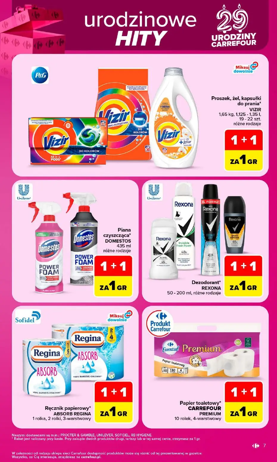 gazetka promocyjna Carrefour 1 + 1 za grosz - Strona 7
