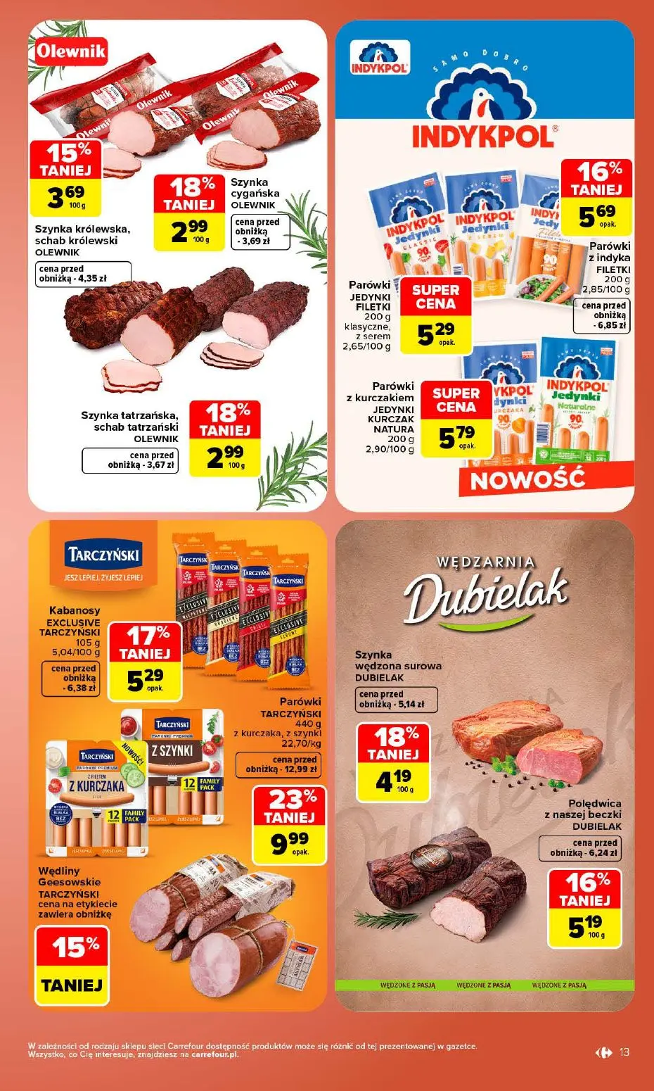 gazetka promocyjna Carrefour 1 + 1 za grosz - Strona 13