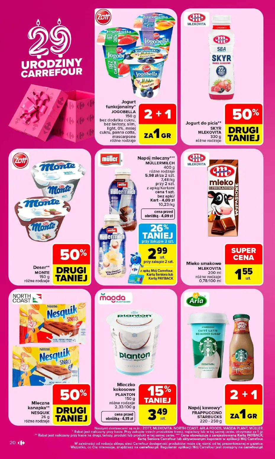 gazetka promocyjna Carrefour 1 + 1 za grosz - Strona 20
