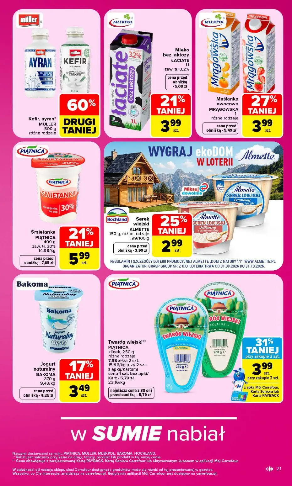 gazetka promocyjna Carrefour 1 + 1 za grosz - Strona 21