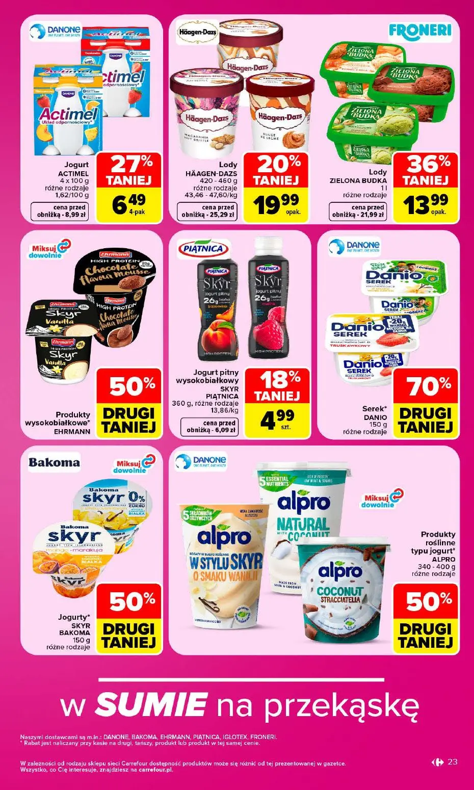 gazetka promocyjna Carrefour 1 + 1 za grosz - Strona 23