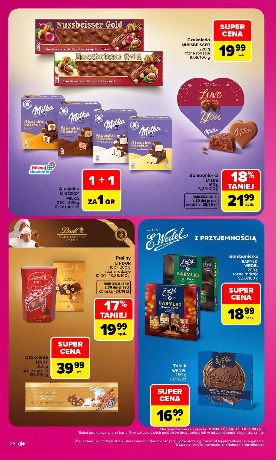 gazetka promocyjna Carrefour 1 + 1 za grosz - Strona 28