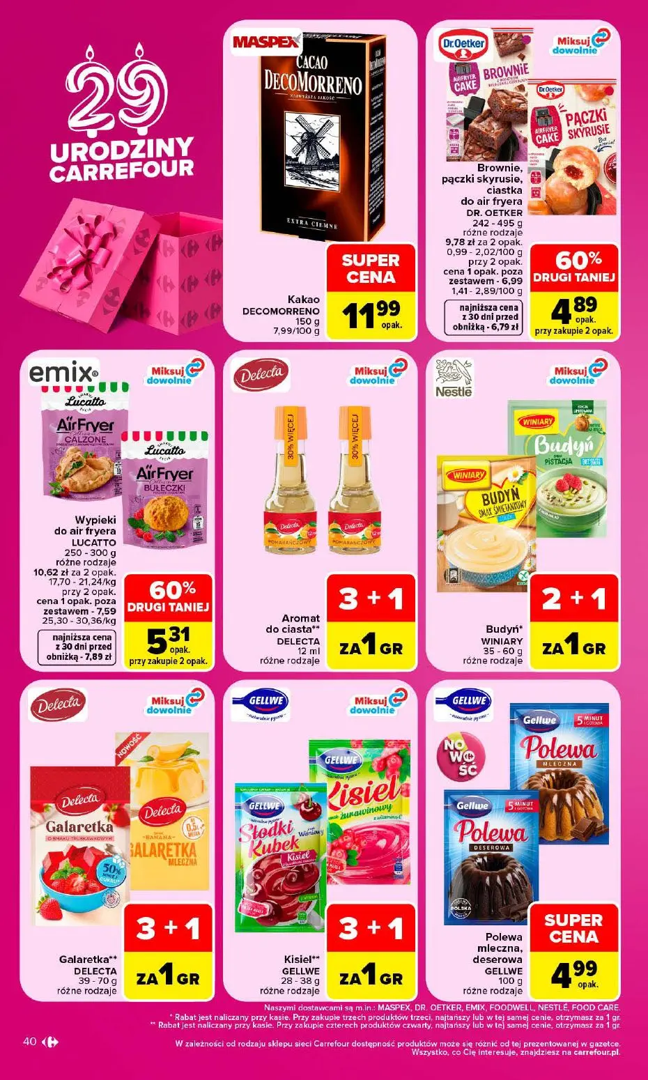 gazetka promocyjna Carrefour 1 + 1 za grosz - Strona 40