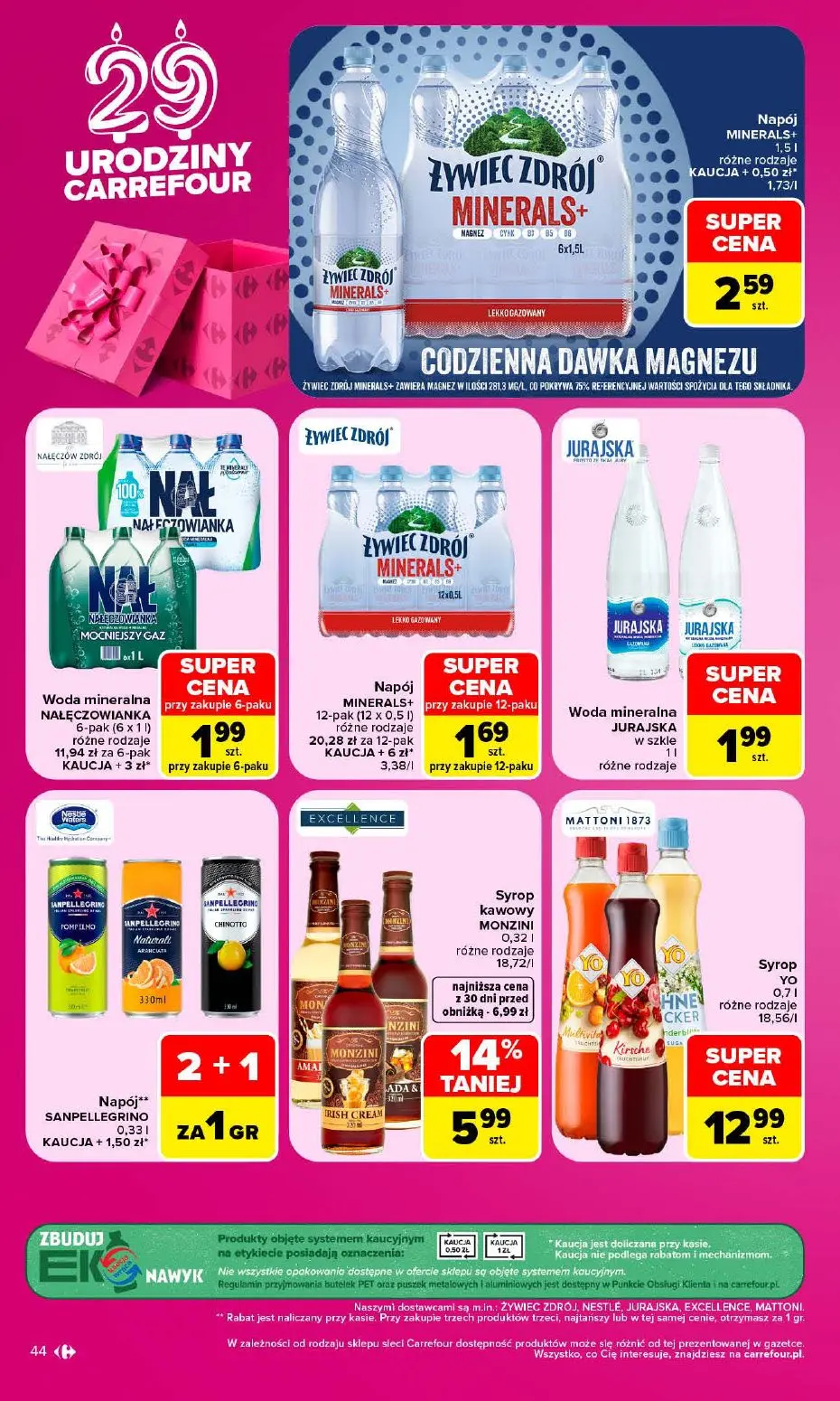 gazetka promocyjna Carrefour 1 + 1 za grosz - Strona 44