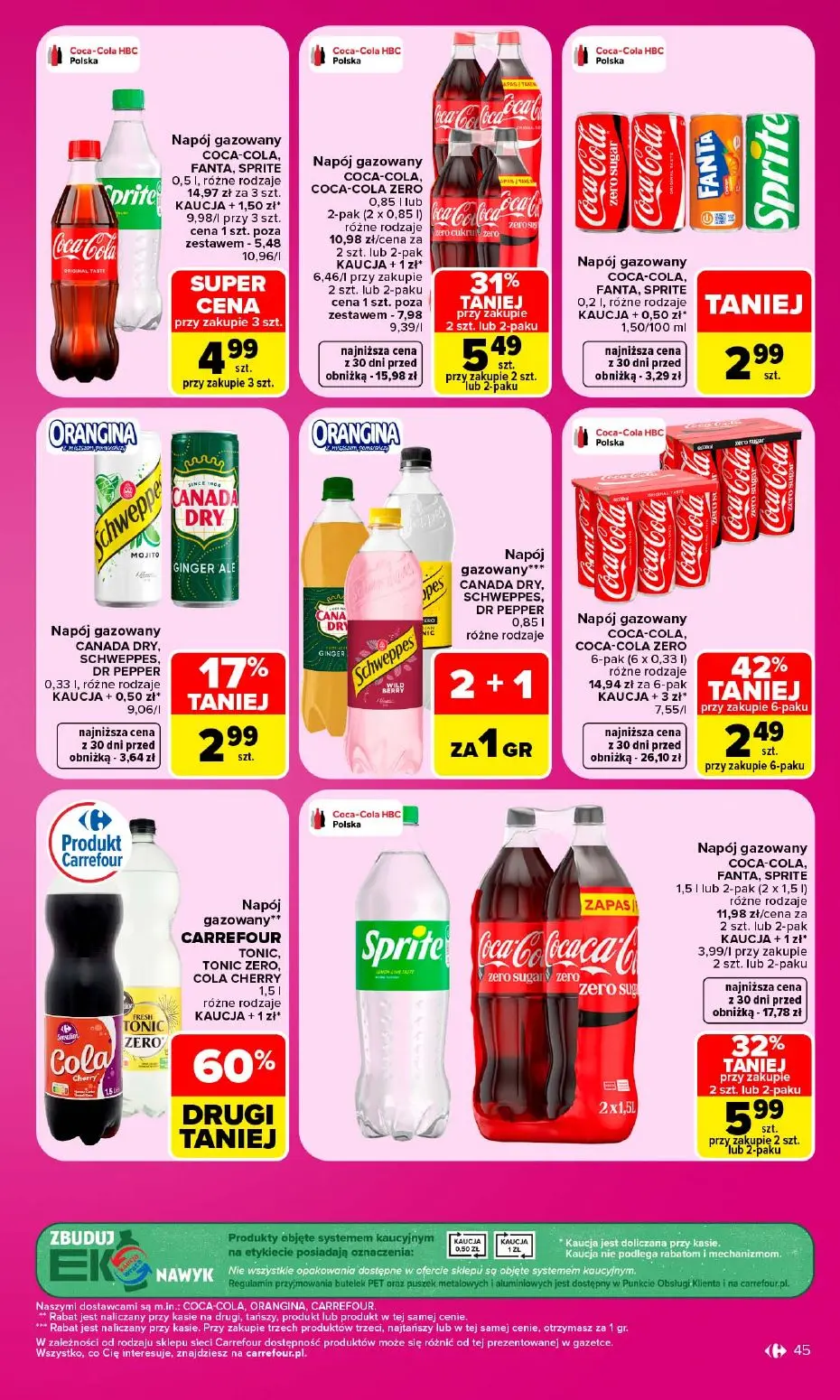 gazetka promocyjna Carrefour 1 + 1 za grosz - Strona 45