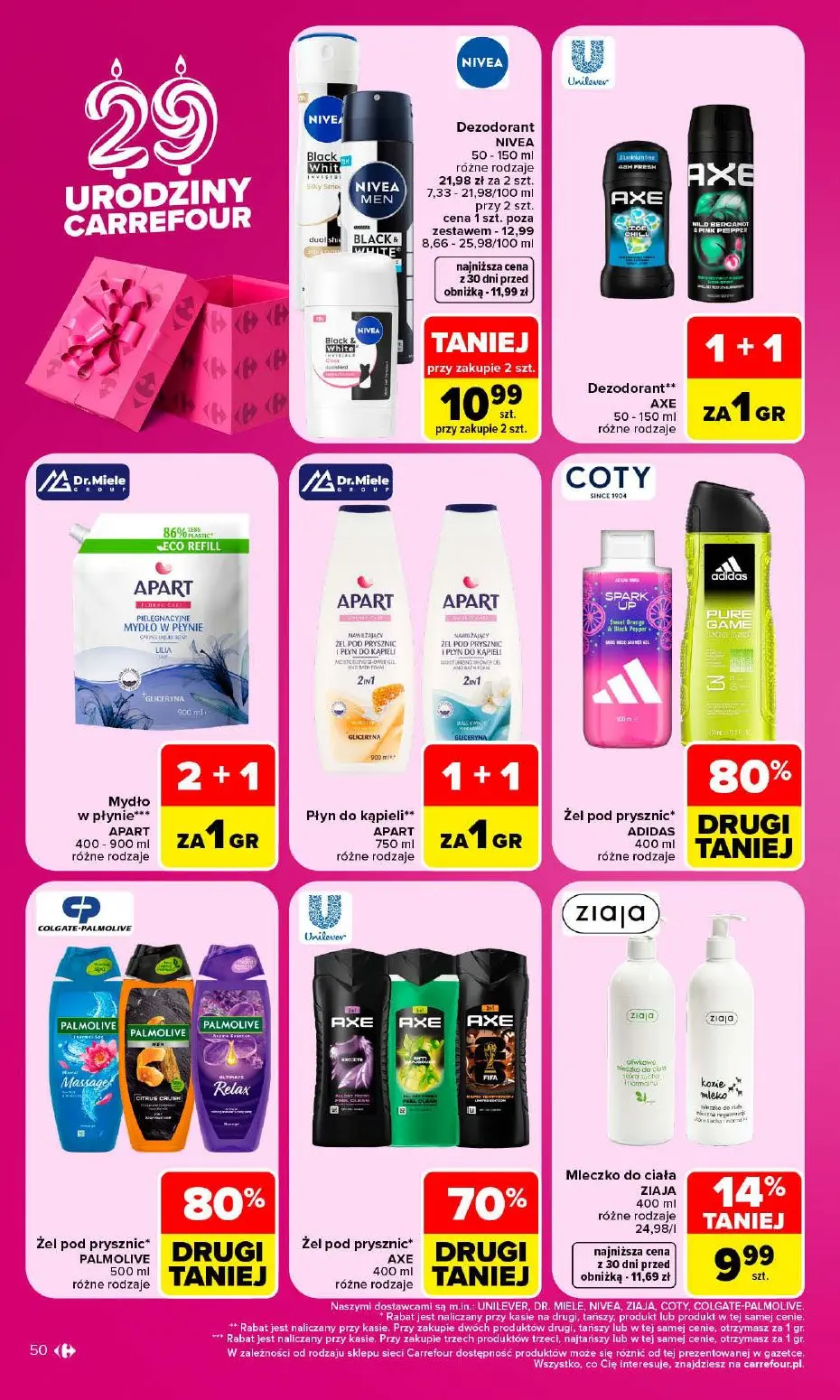 gazetka promocyjna Carrefour 1 + 1 za grosz - Strona 50