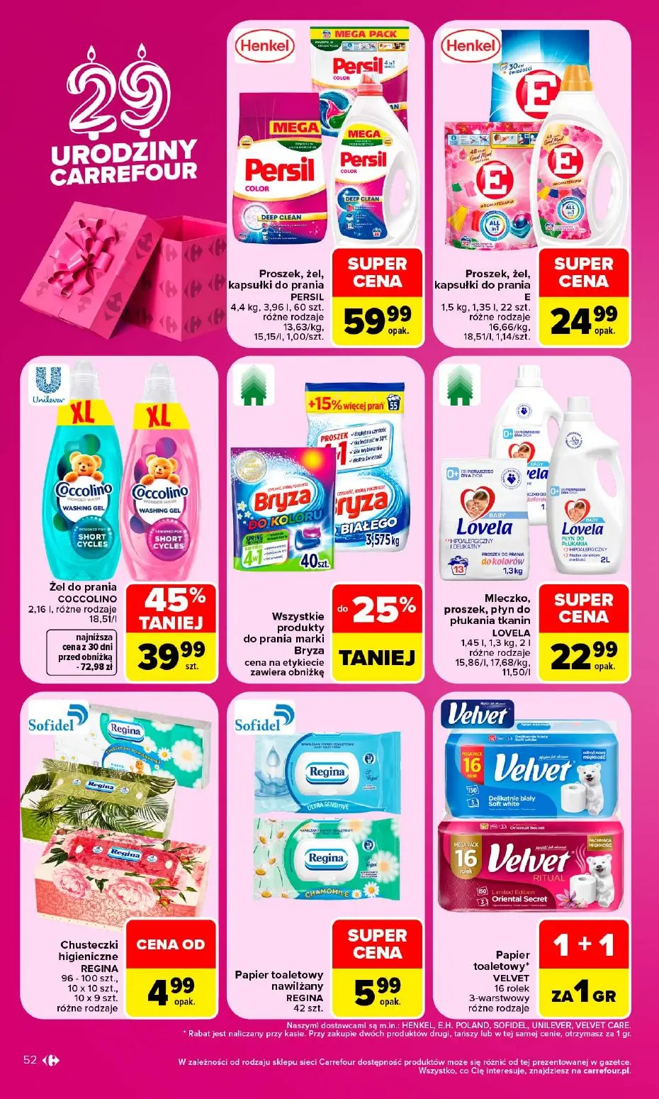 gazetka promocyjna Carrefour 1 + 1 za grosz - Strona 52
